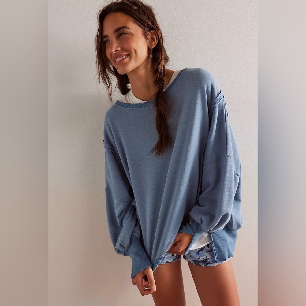 New Free People Camden Sweatshirt Size:Large